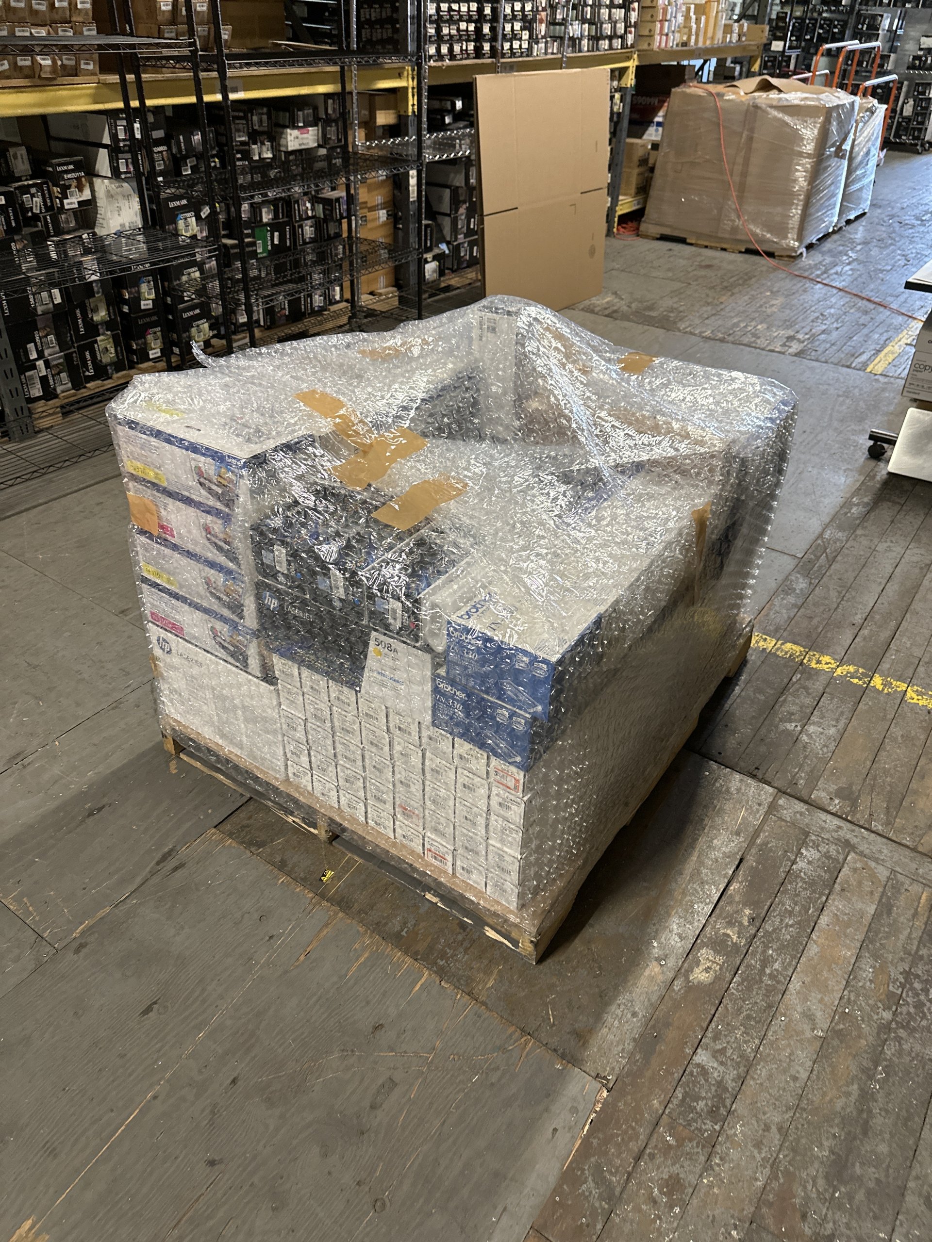 Properly Pack Toner Cartridges