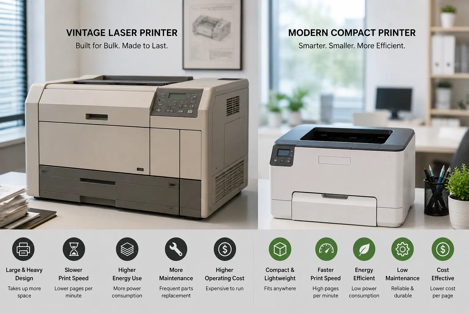 Evolution of laser printer technology