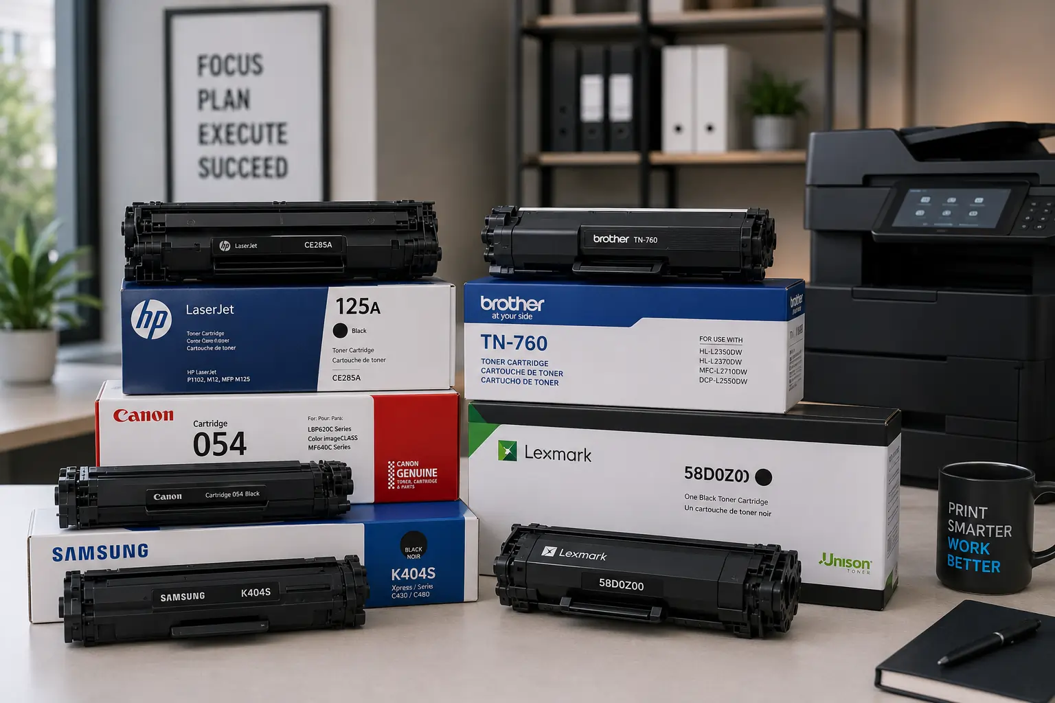 OEM toner cartridges from trusted printer brands