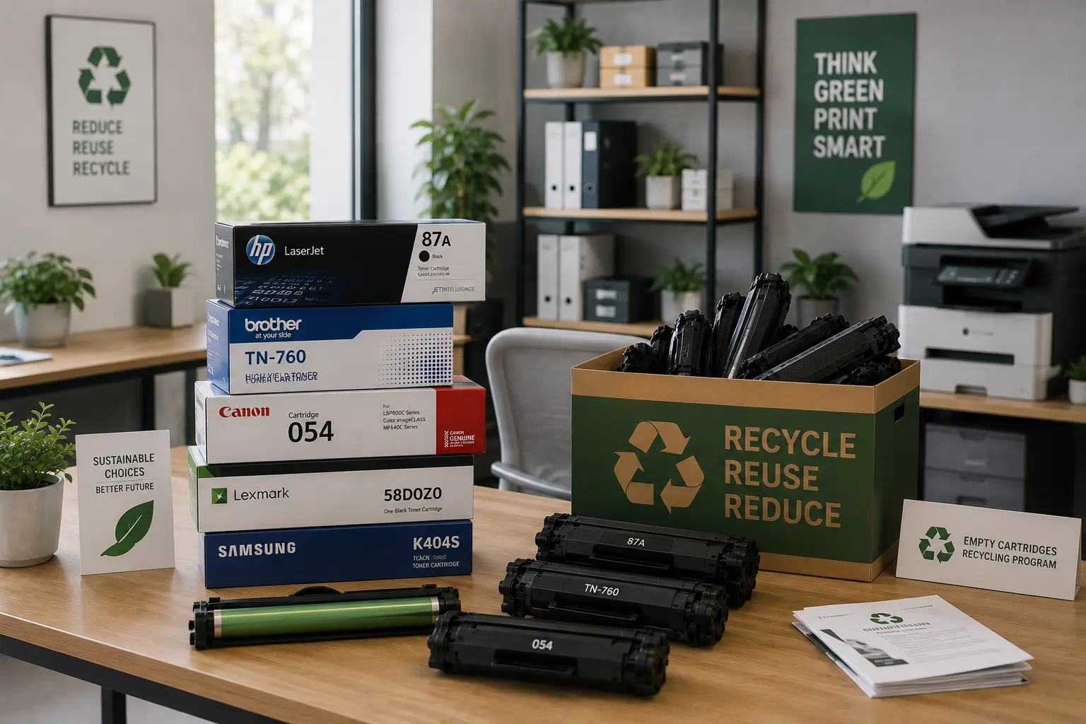 Sustainable reuse of OEM toner cartridges