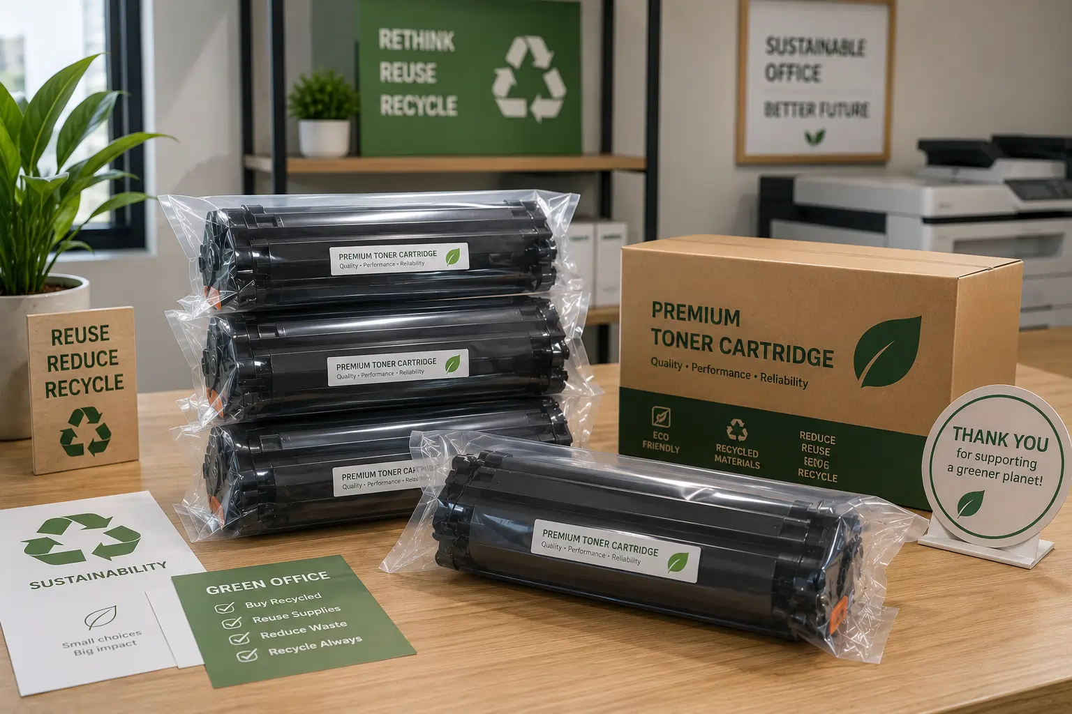 Selling unused toner cartridges for reuse