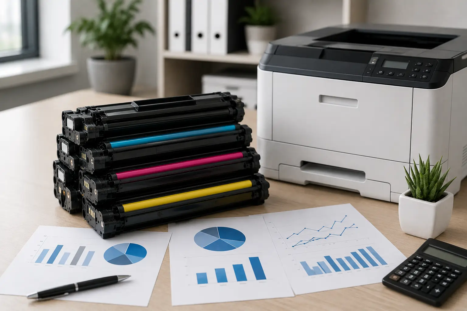 High yield toner cartridges reducing printing costs