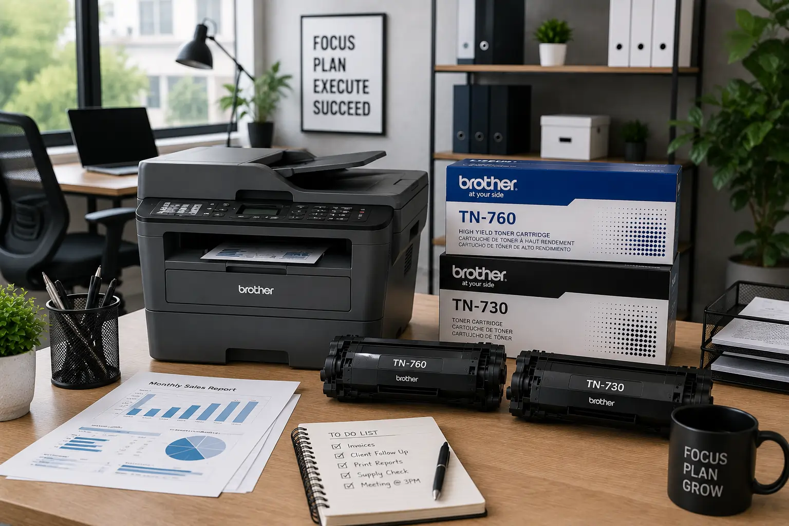 Brother toner cartridges for office printing