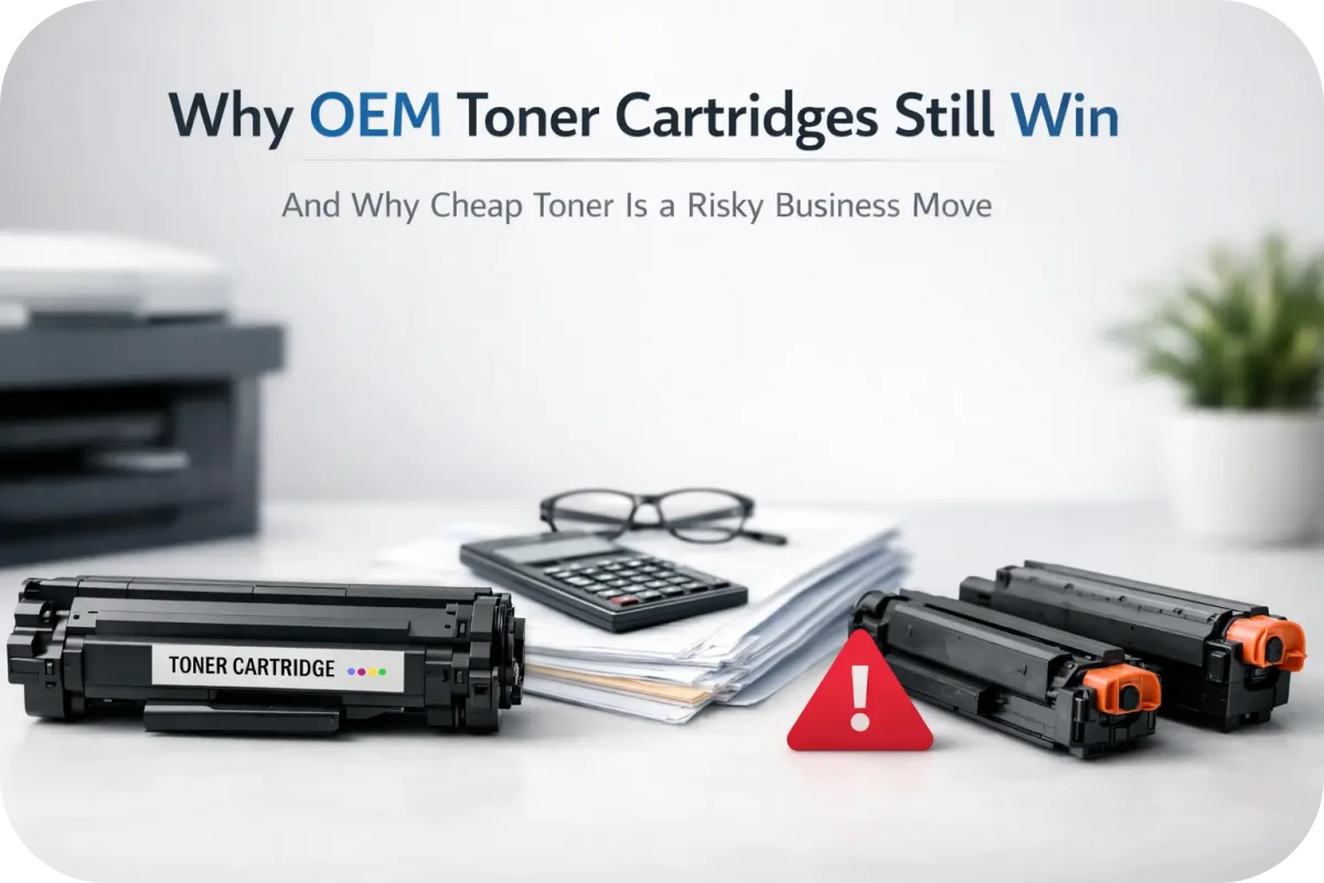 Why OEM Toner Cartridges Still Win (And Why Cheap Toner Is a Risky Business Move)