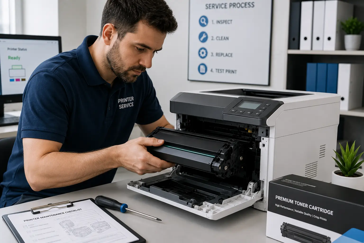 Proper toner cartridge troubleshooting and installation