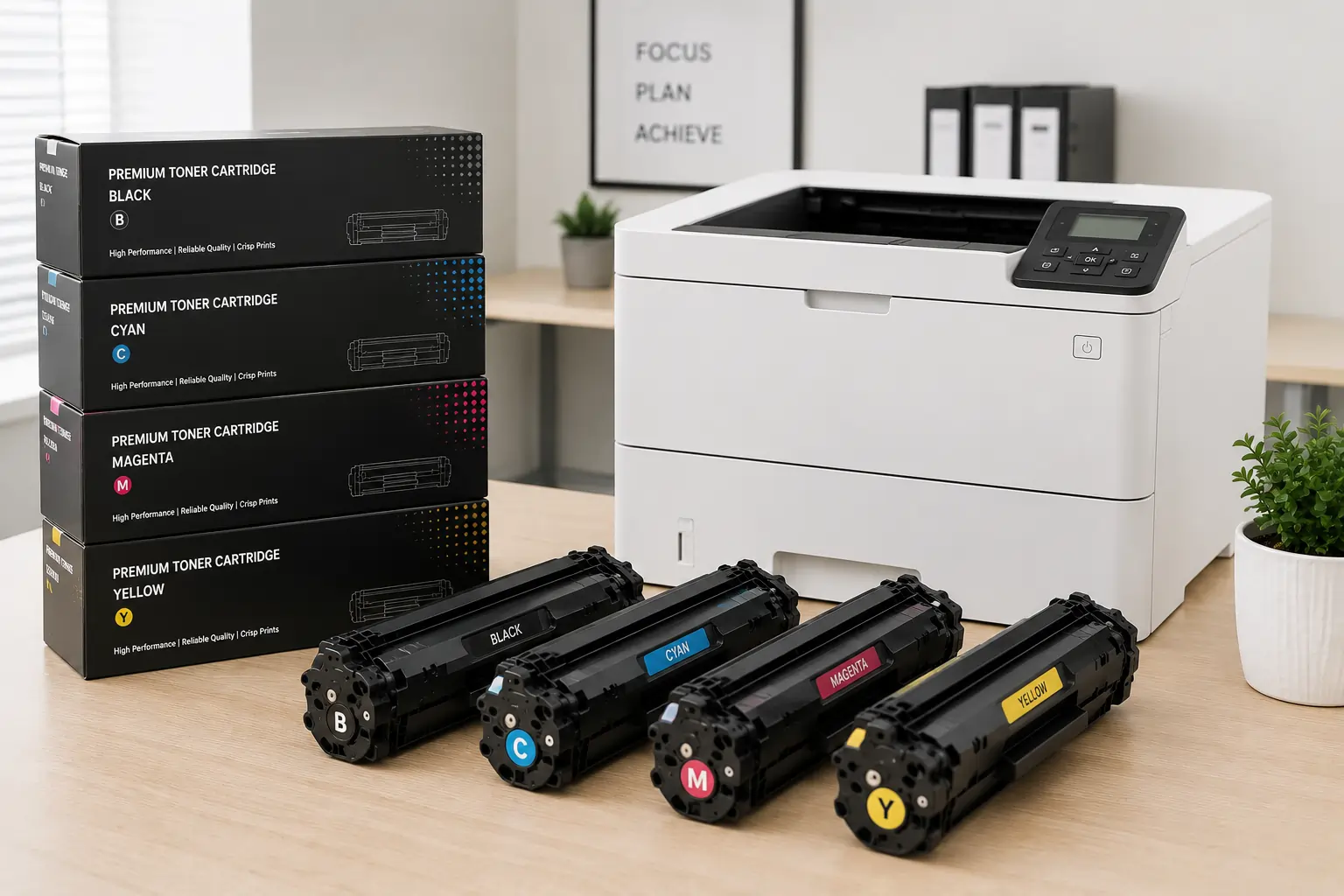 High quality toner cartridges for cleaner printing