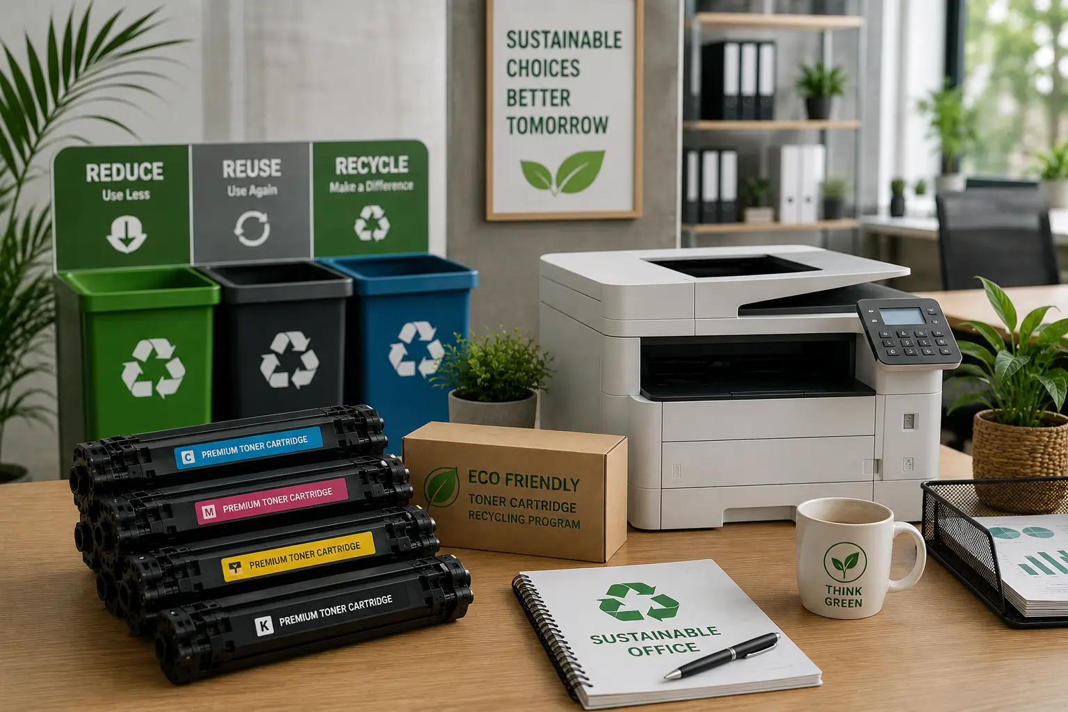 Sustainable toner cartridge resale practices