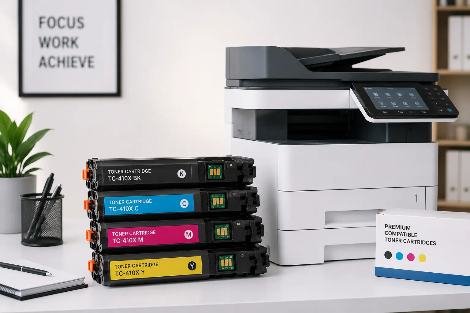 Compatible toner cartridges with smart chip technology