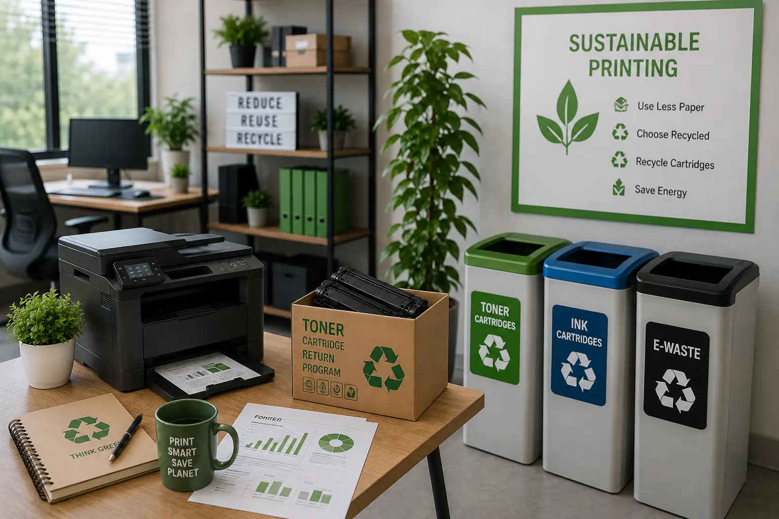Sustainable office toner cartridge solutions