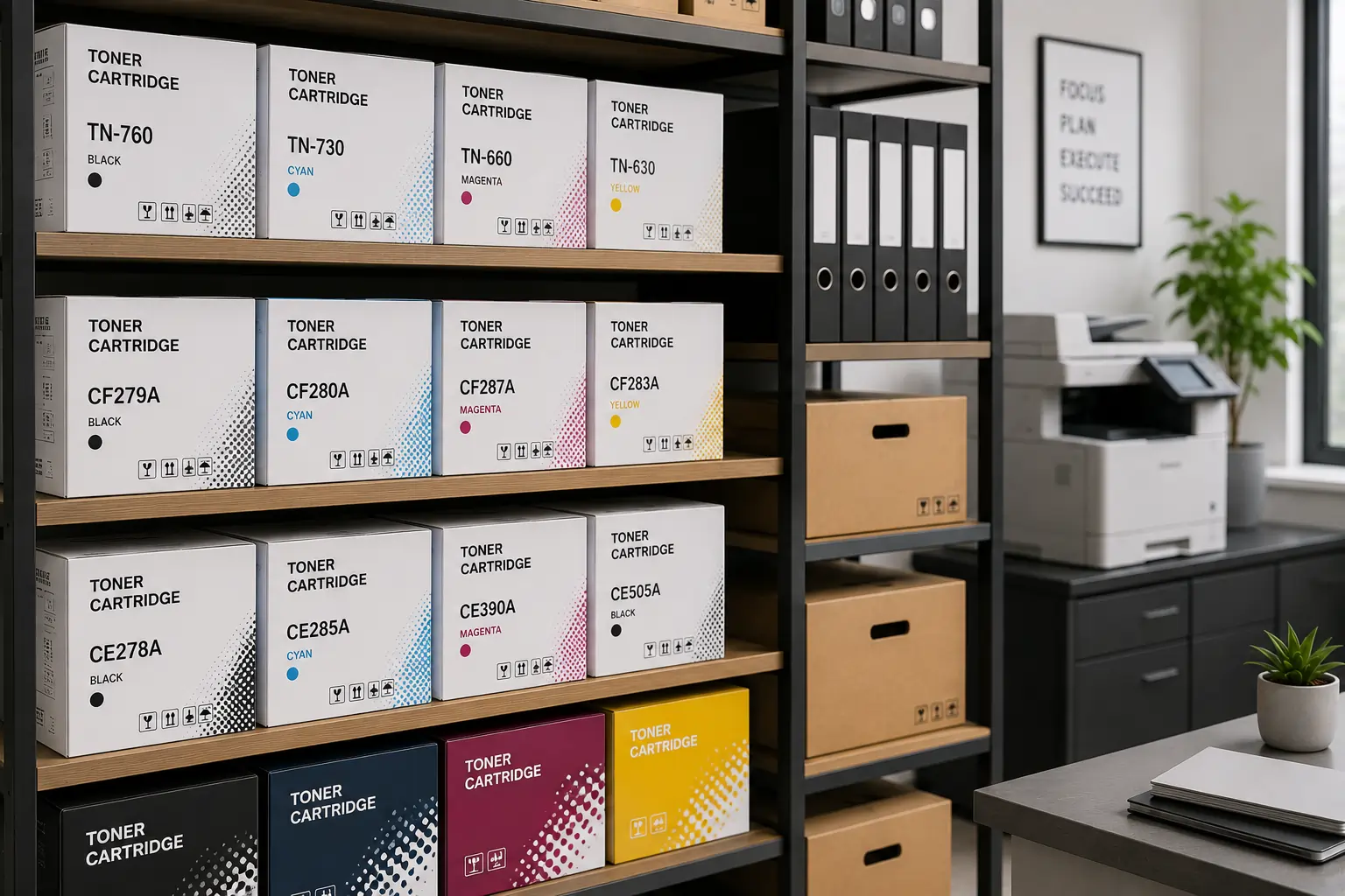 Valuable unused toner cartridges for resale