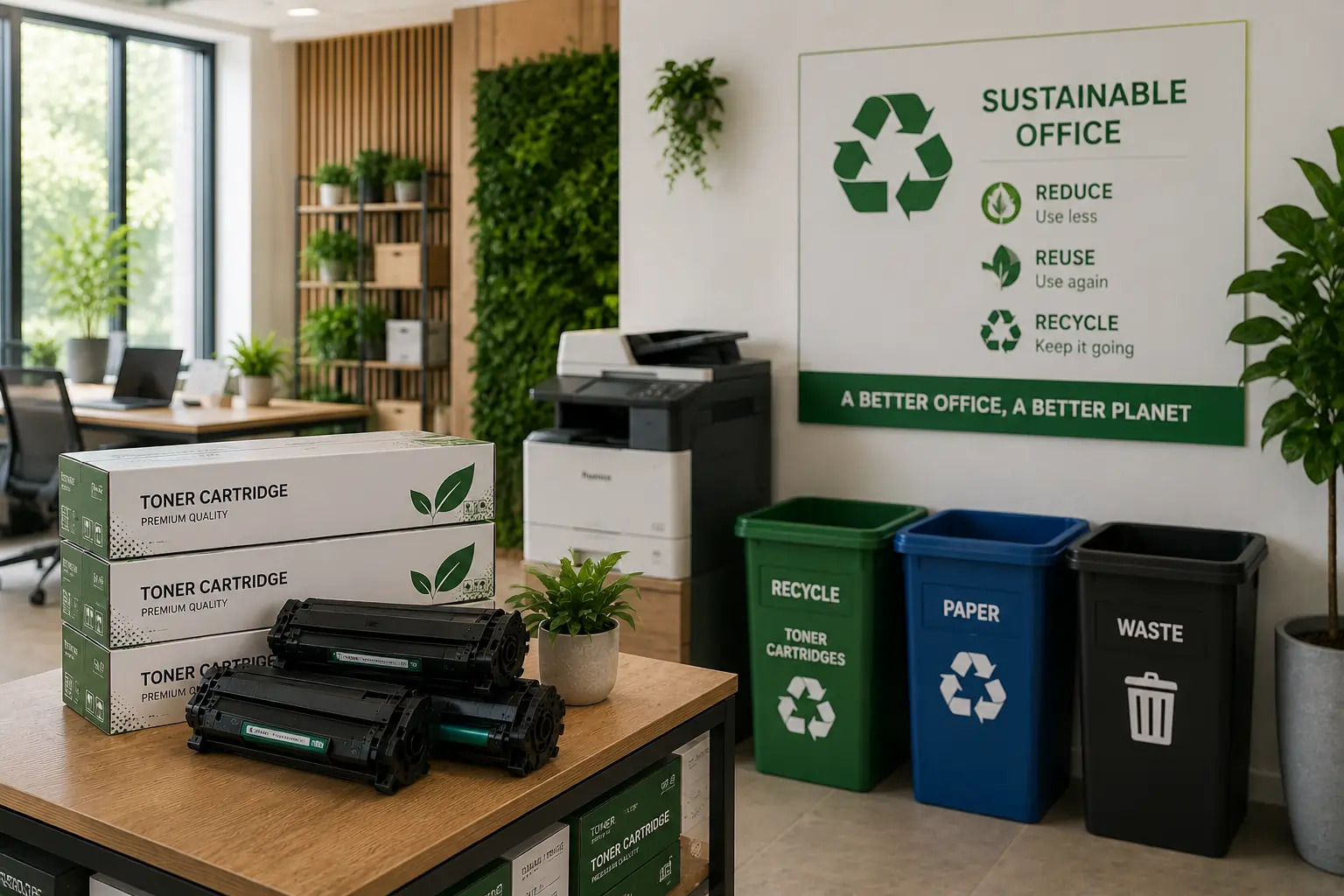 Sustainable toner cartridge resale practices