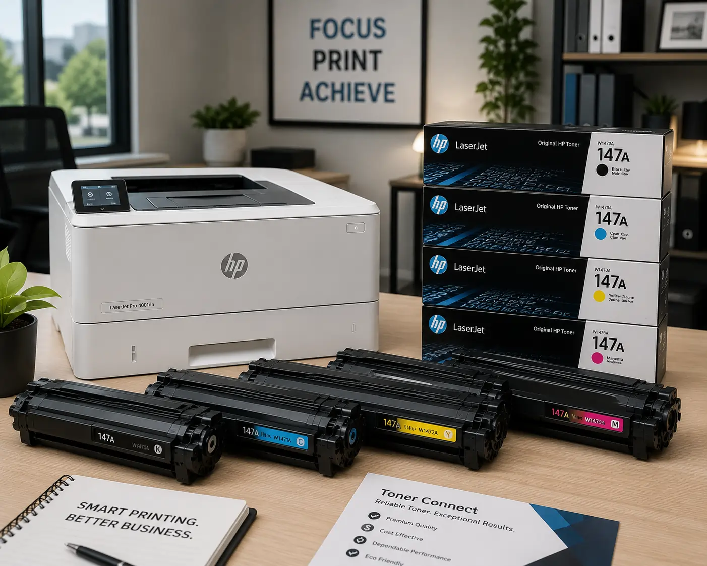 best toner cartridge options for HP printers in office settings