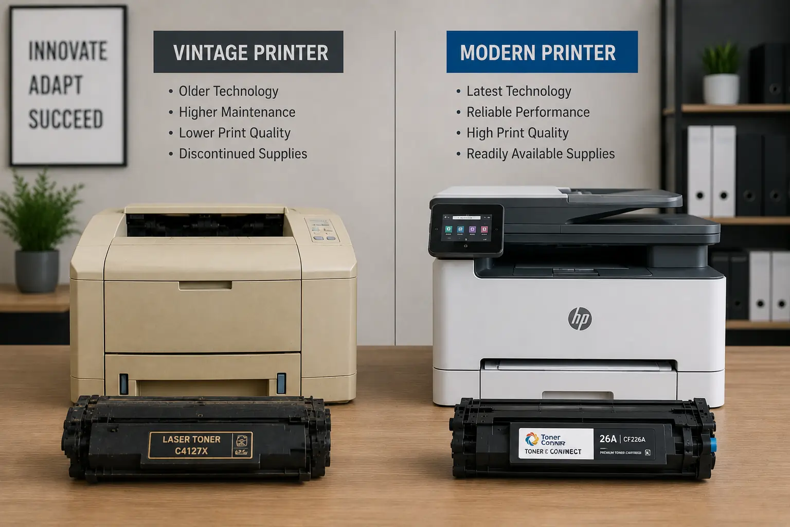 Evolution of toner cartridges from early designs to modern technology