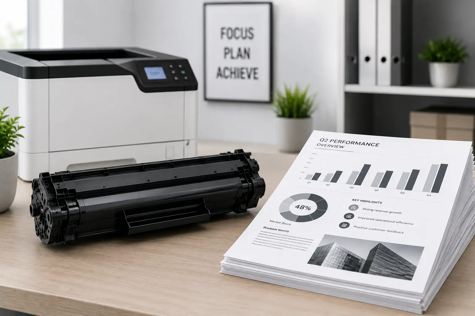 Reliable toner cartridges for better printer performance and lower printing costs