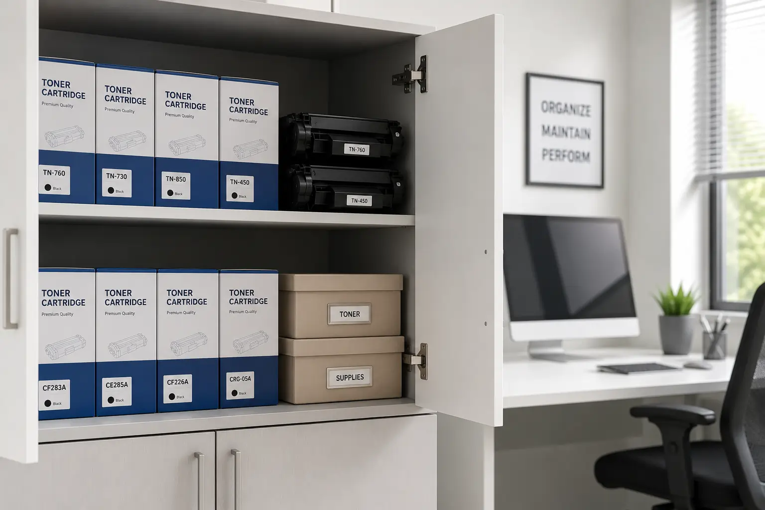 Proper toner cartridge storage for prevention