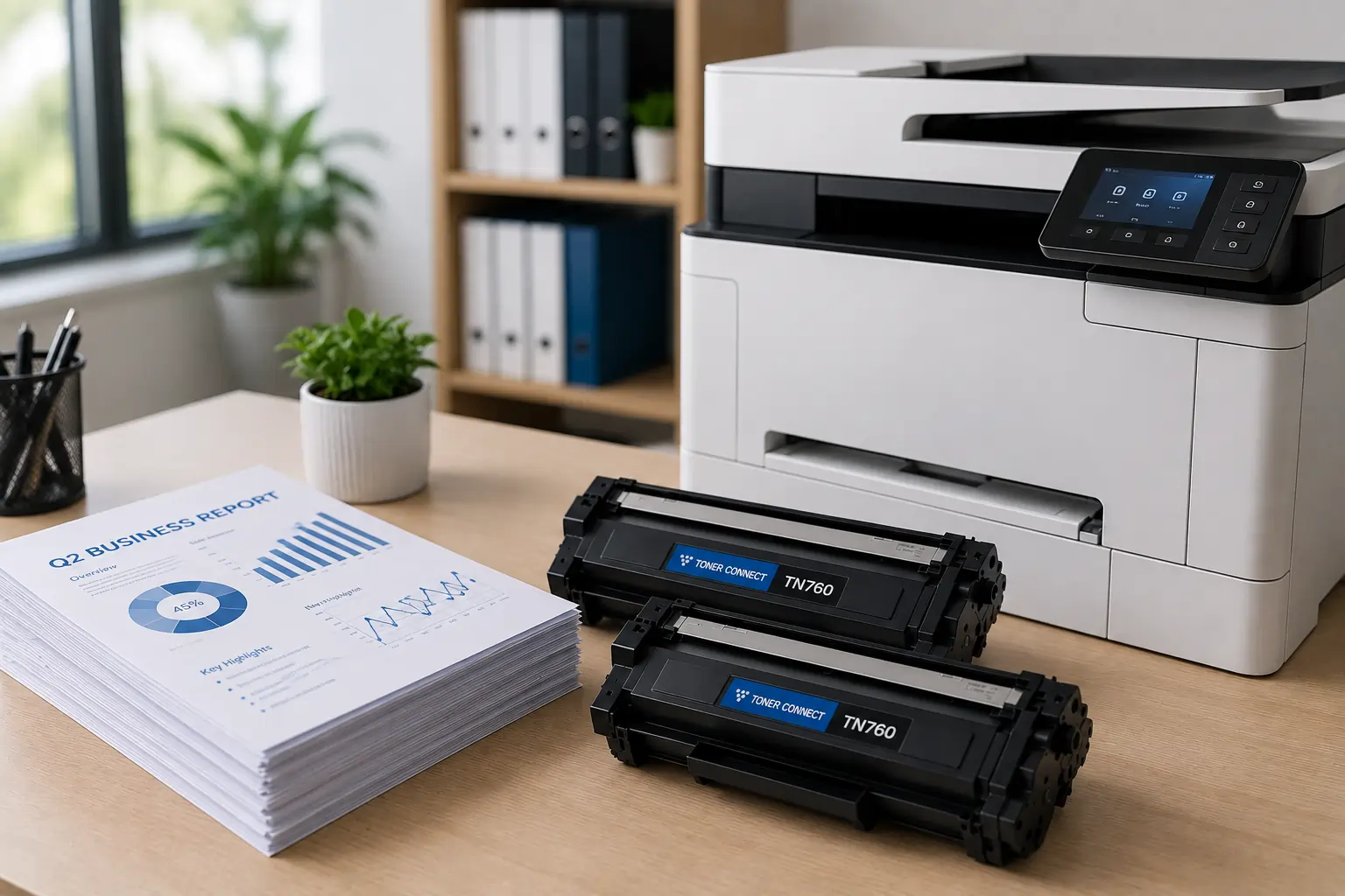 Professional print quality after toner cartridge replacement