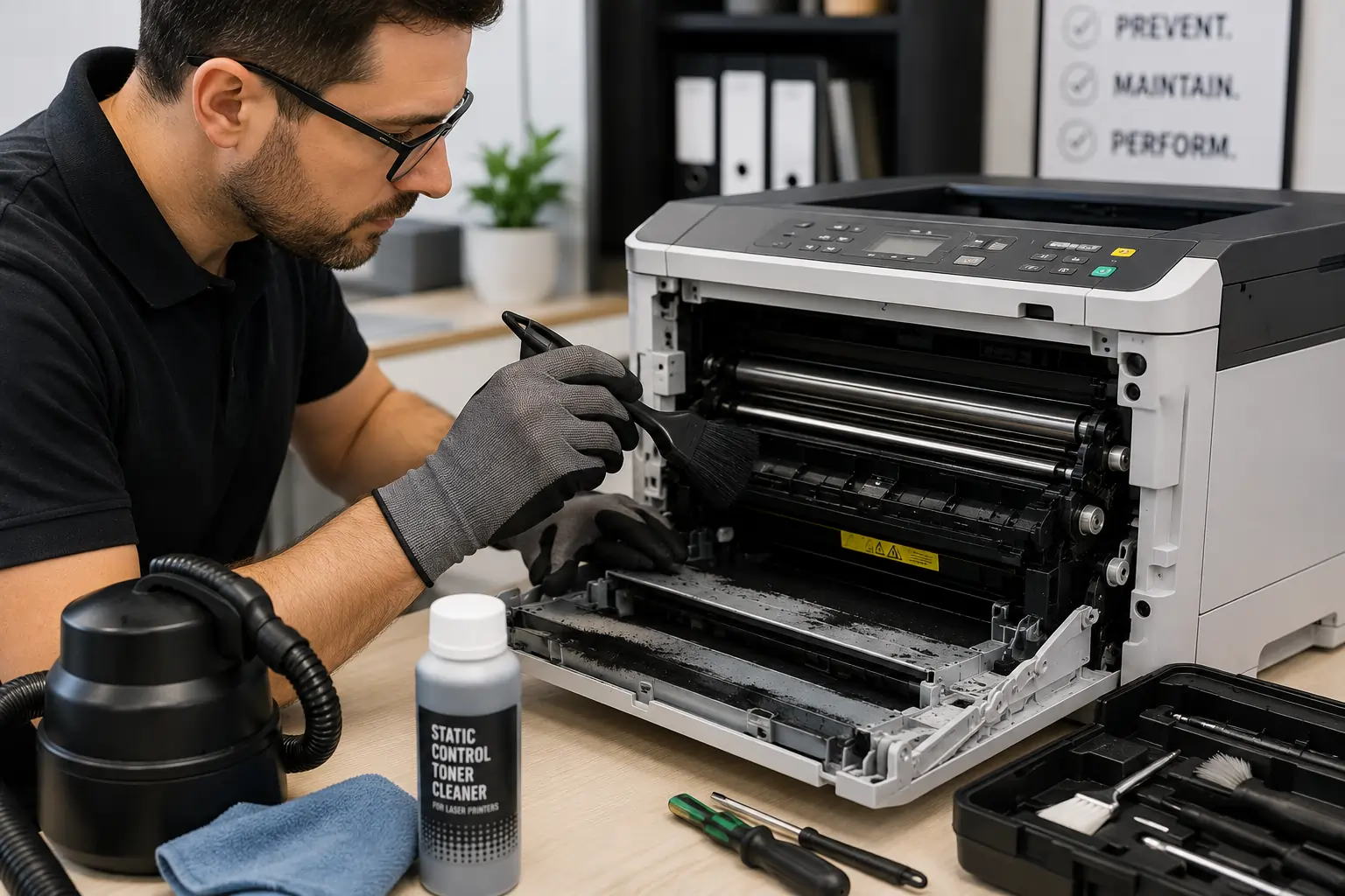 Troubleshooting toner cartridge smearing problems