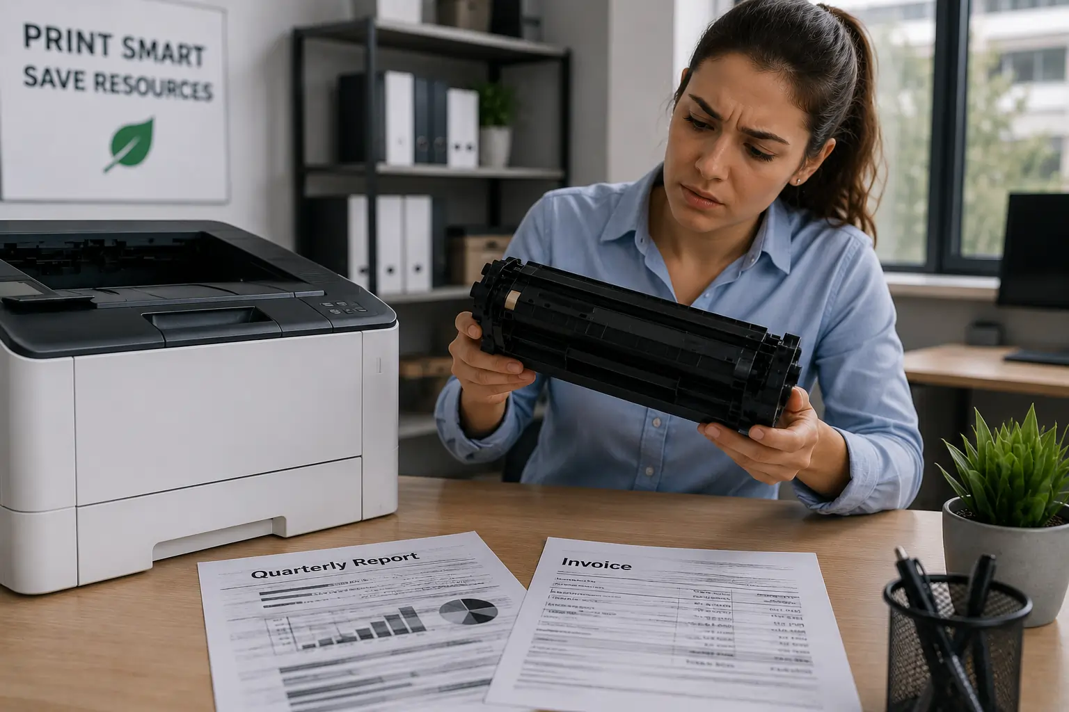 Beginner troubleshooting toner cartridge print problems