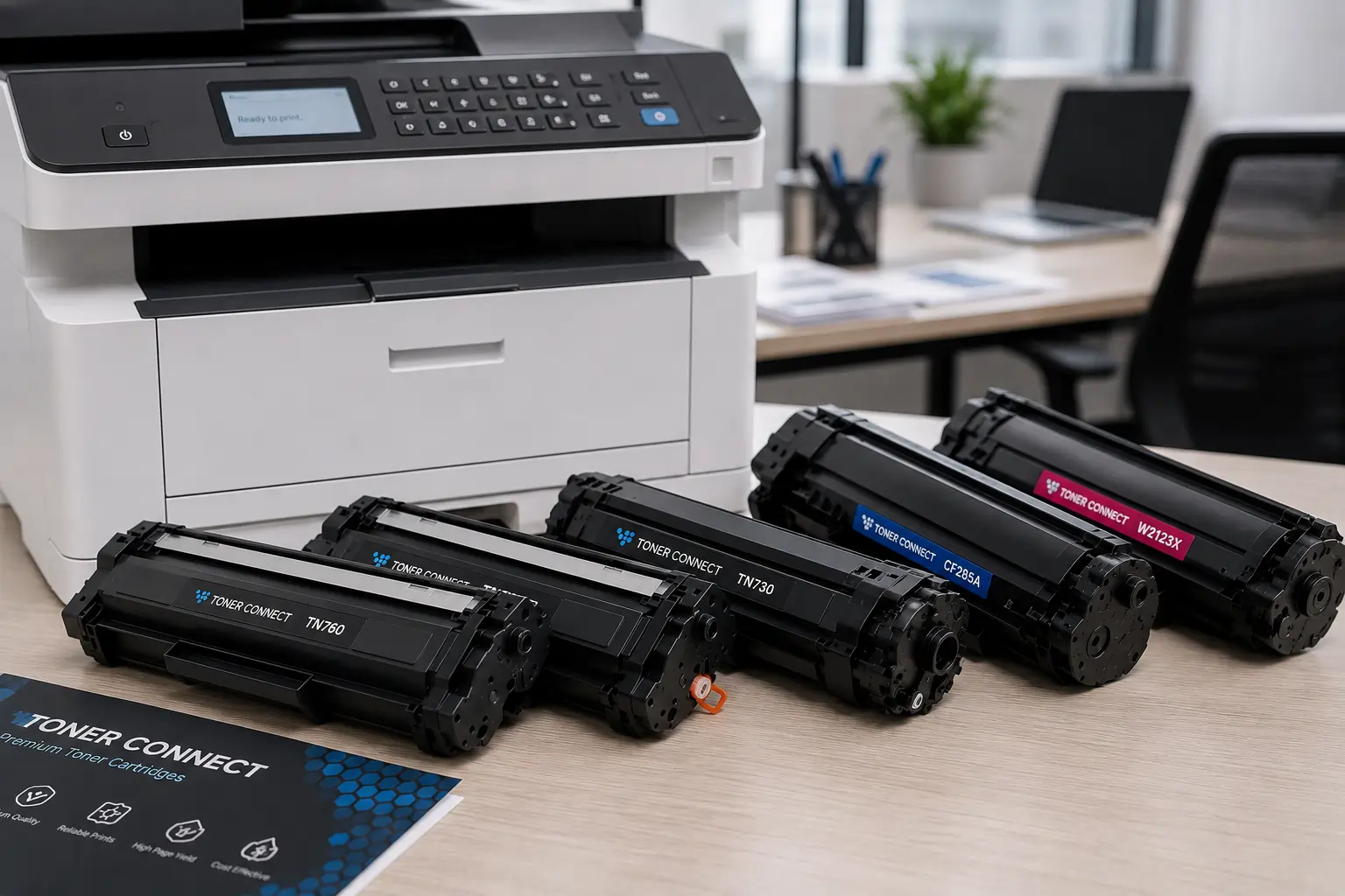Different types of toner cartridges for laser printers