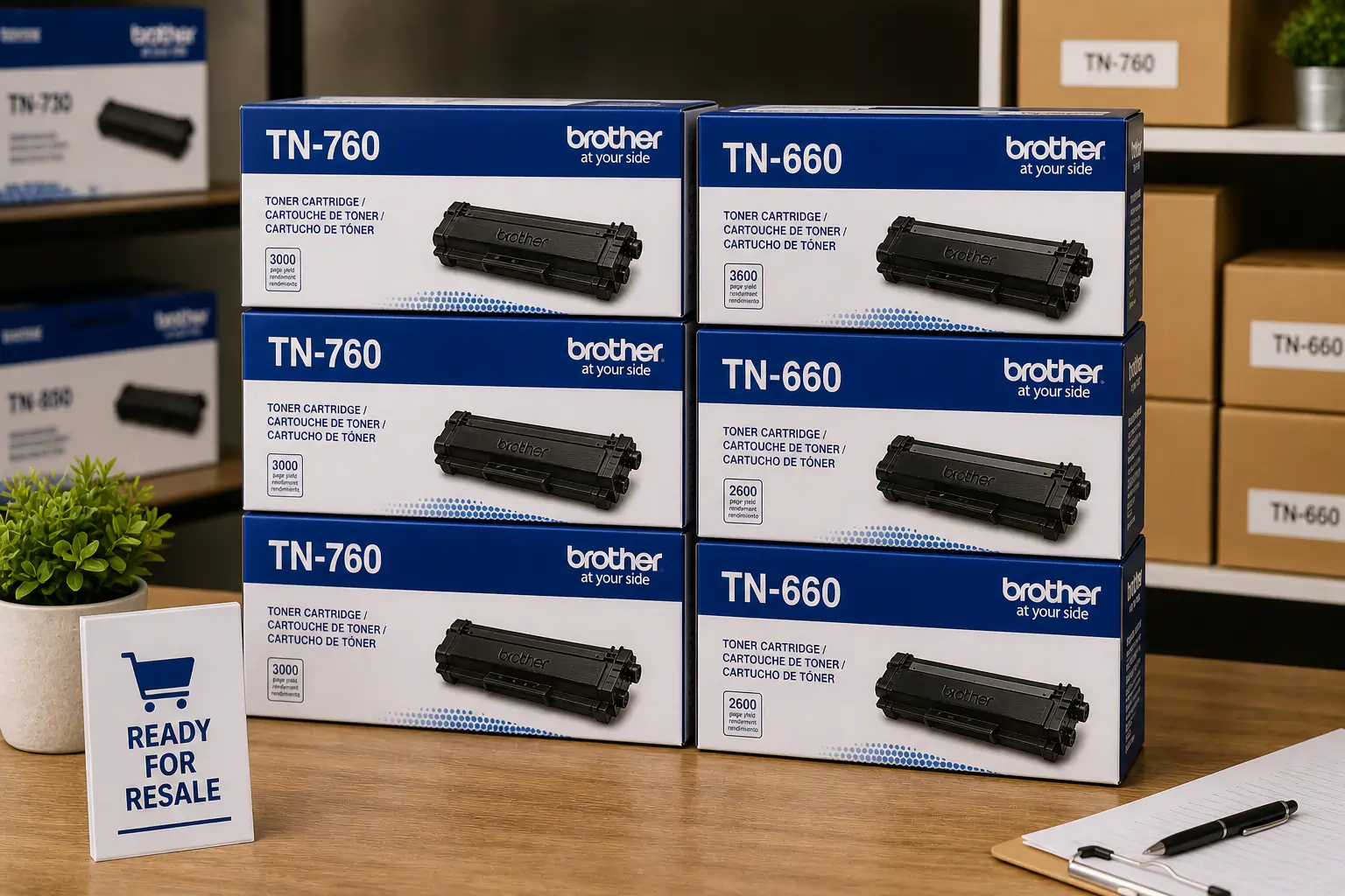 unused brother toner cartridges for resale