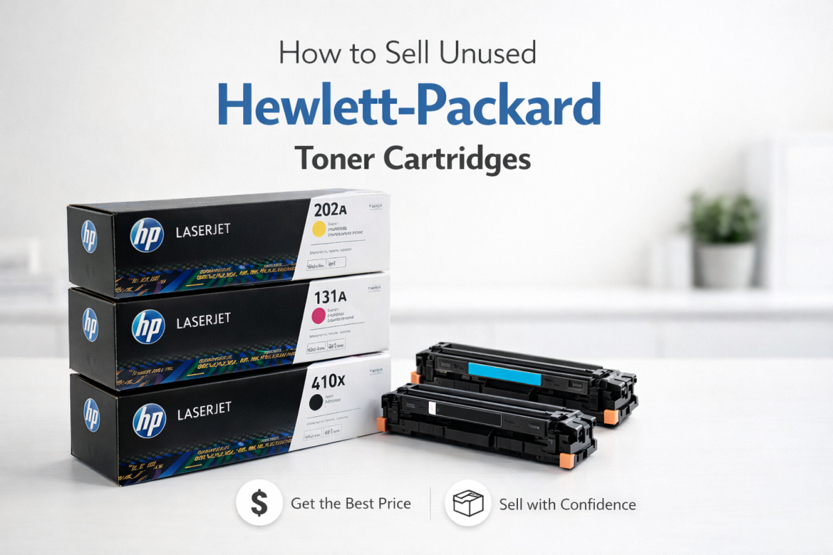 How to Sell Unused Hewlett-Packard Toner Cartridges