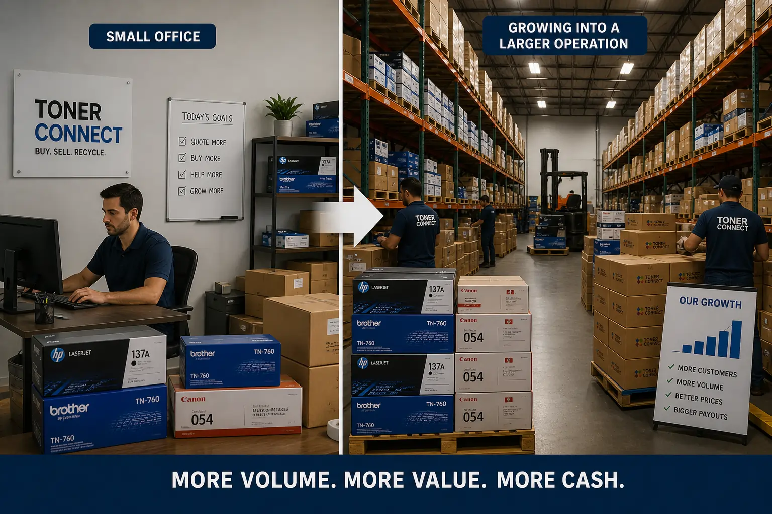 expanding toner cartridge business