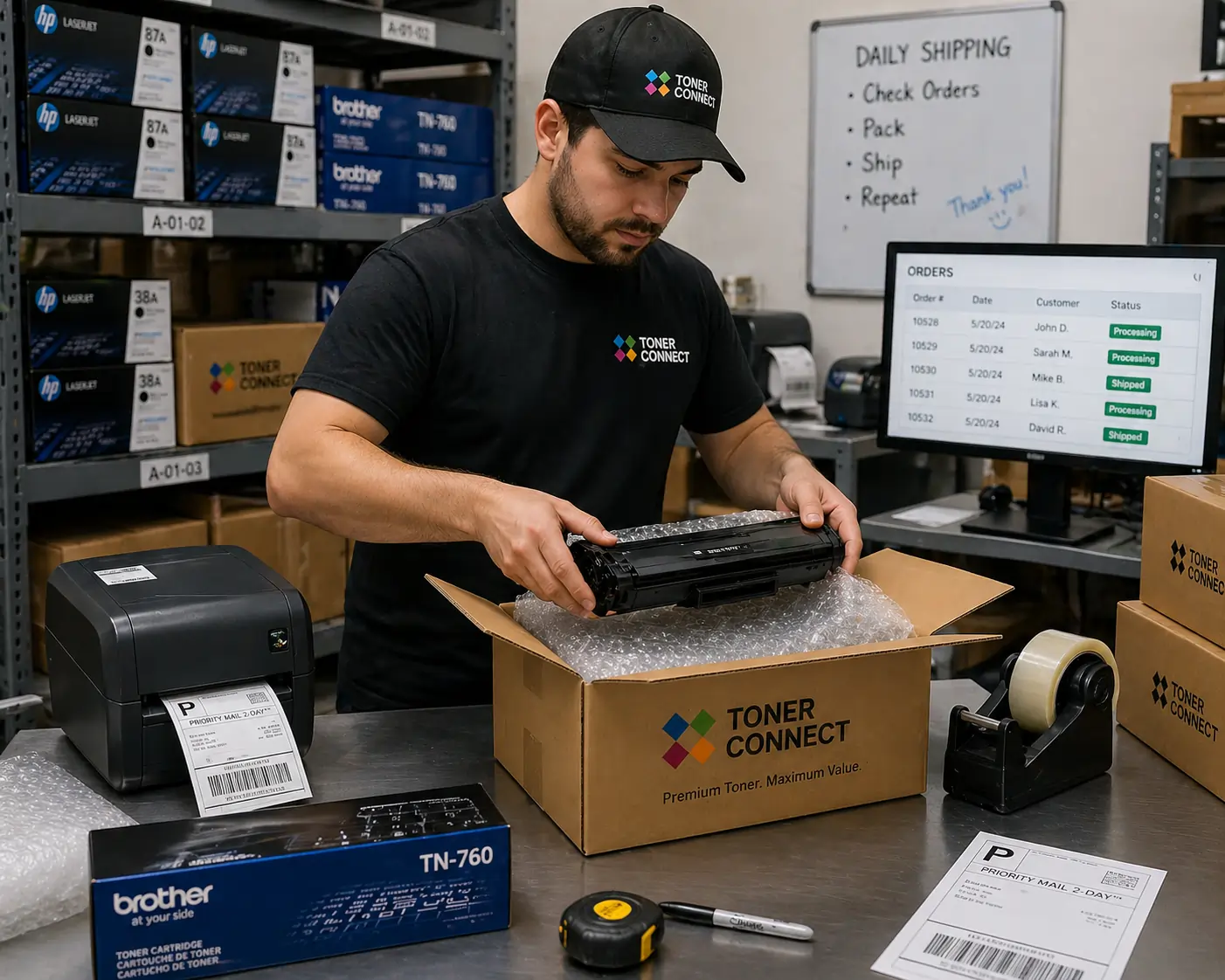 selling surplus toner cartridges