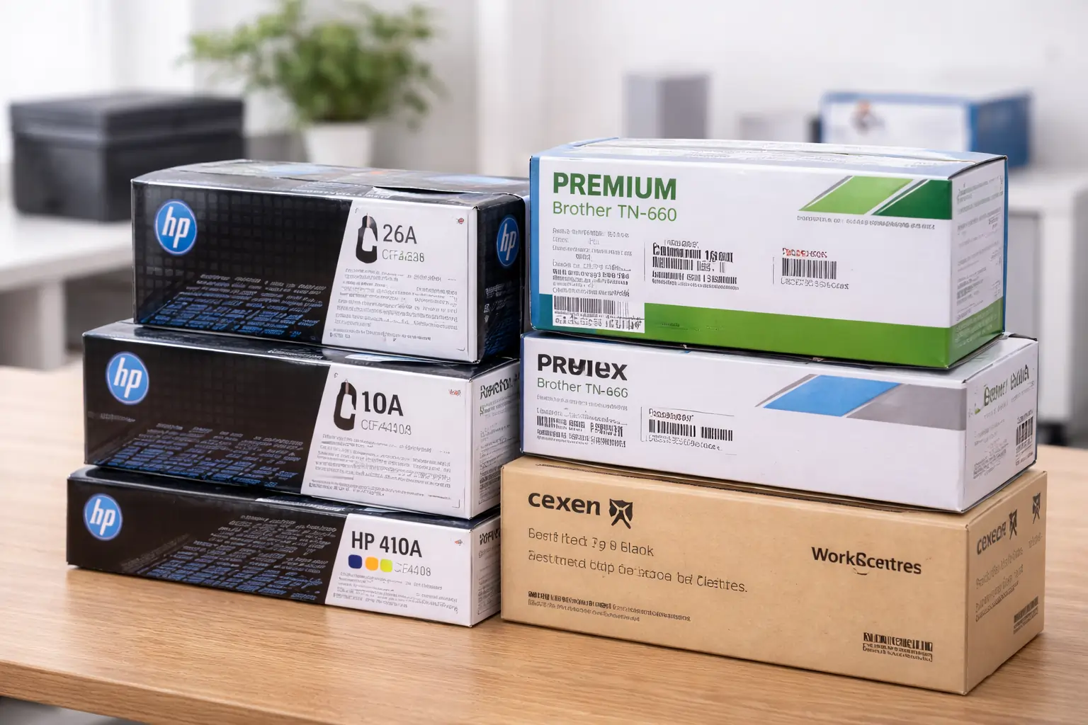  sealed toner cartridges ready for resale