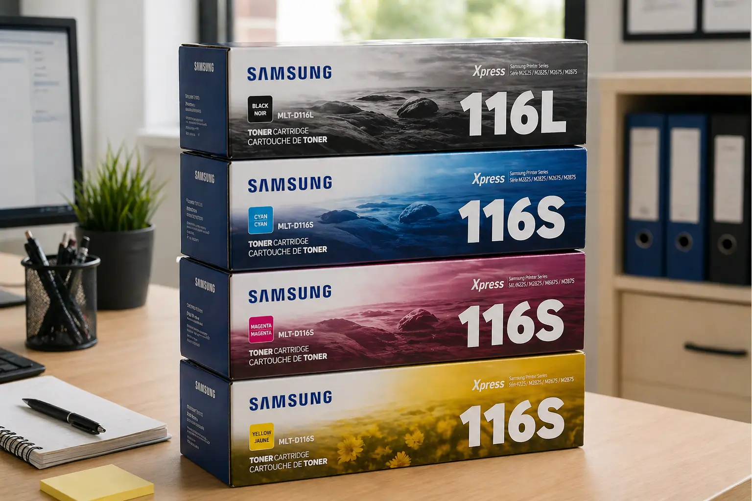 Samsung toner cartridges in demand office supply