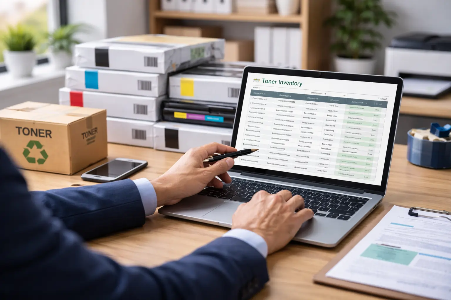 selling unused toner cartridges through online buyback platform