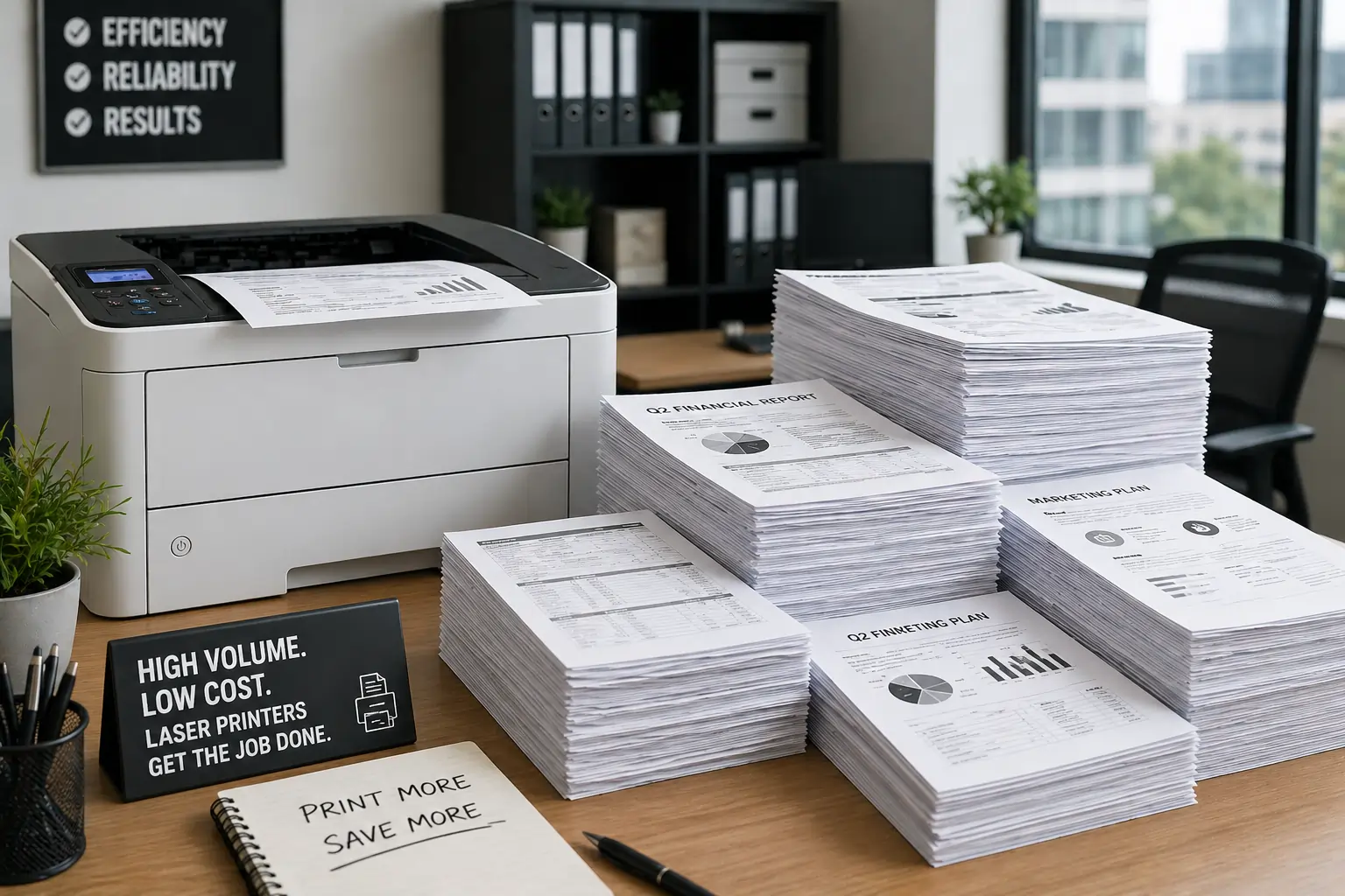 laser printer high volume printing with toner cartridges