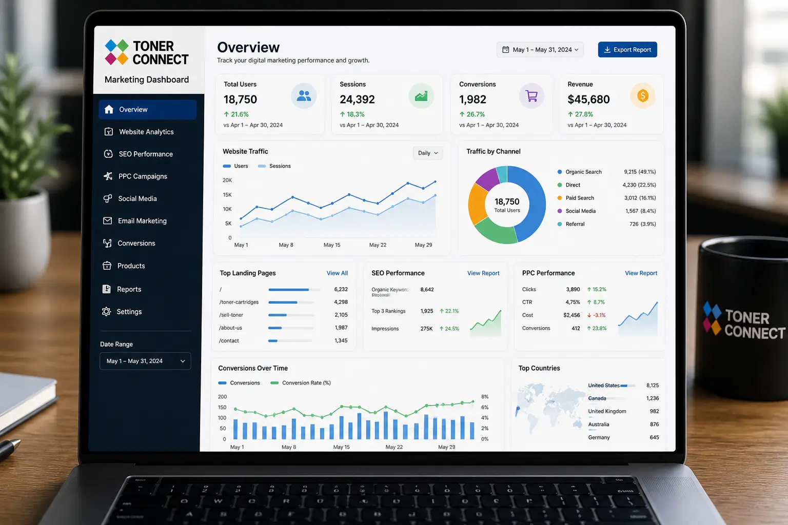 marketing strategy for toner business growth