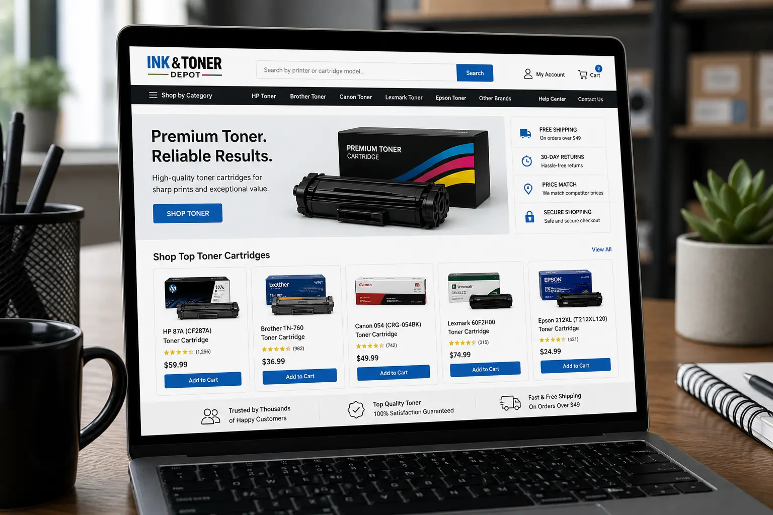 online toner cartridge sales platform