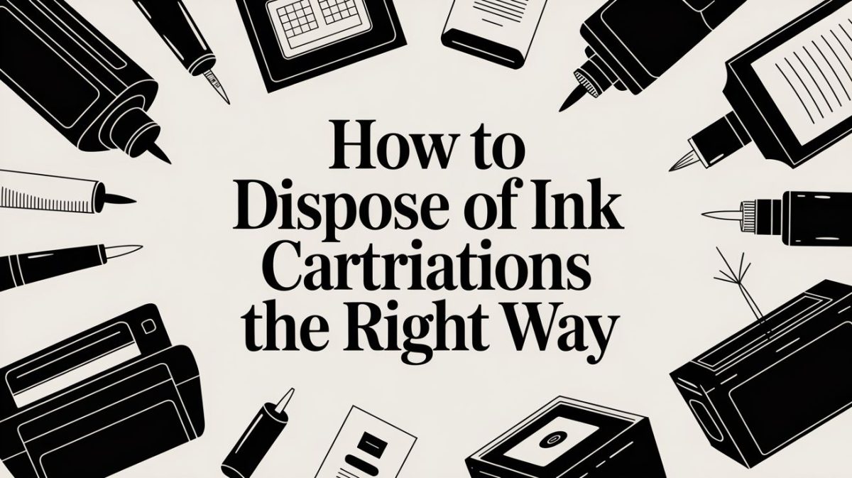 How to Dispose of Ink Cartridges The Right Way
