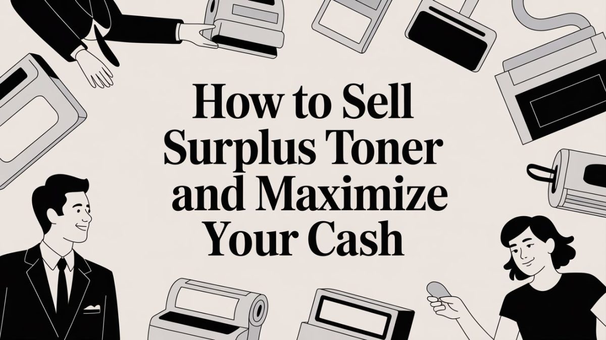 How to Sell Surplus Toner and Maximize Your Cash