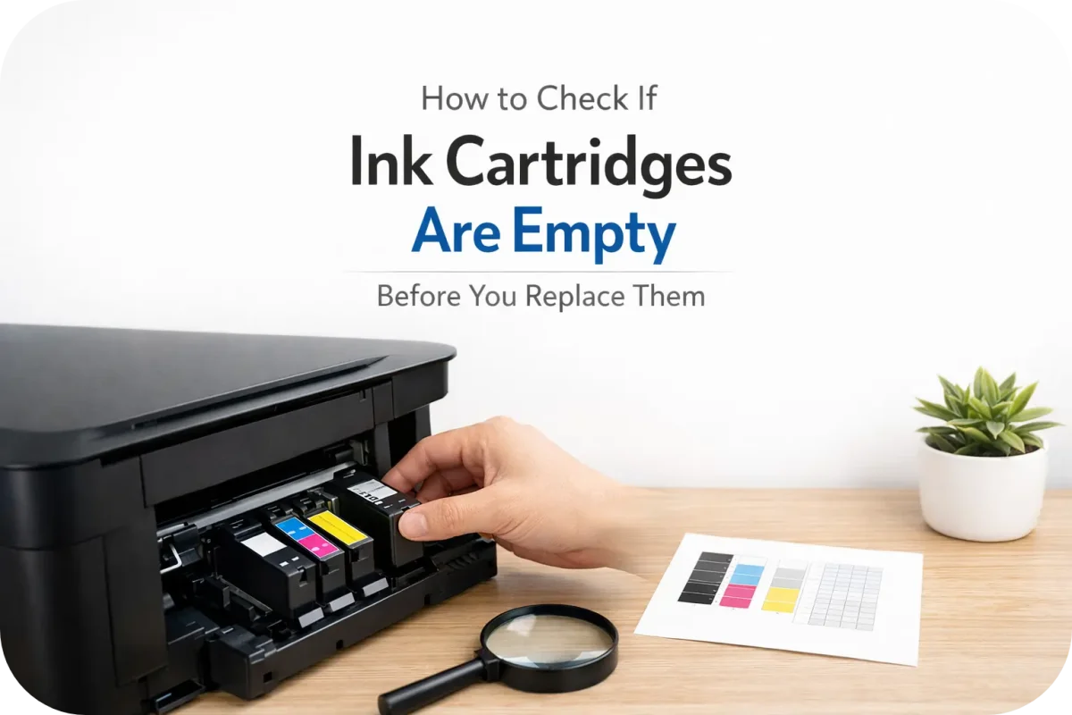 How to Check If Ink Cartridges Are Empty Before You Replace Them