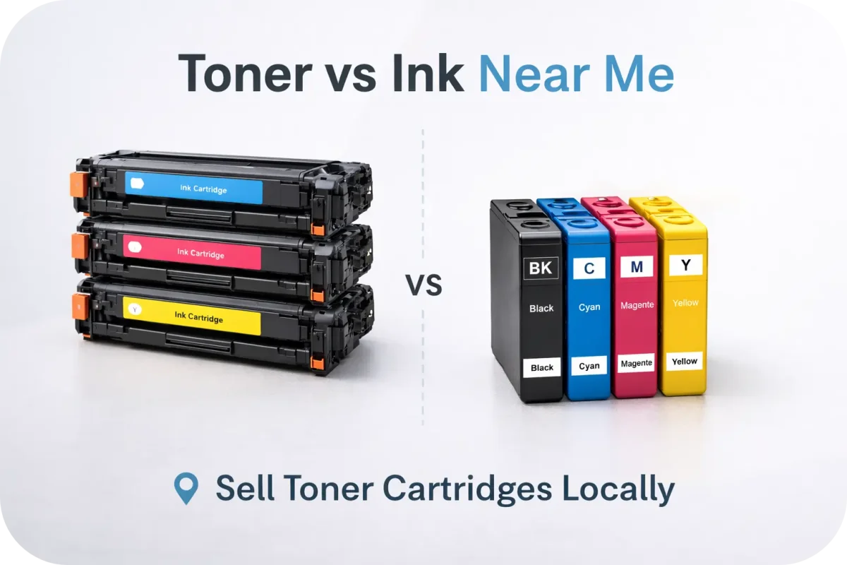 Toner vs Ink Near Me | Sell Toner Cartridges Locally