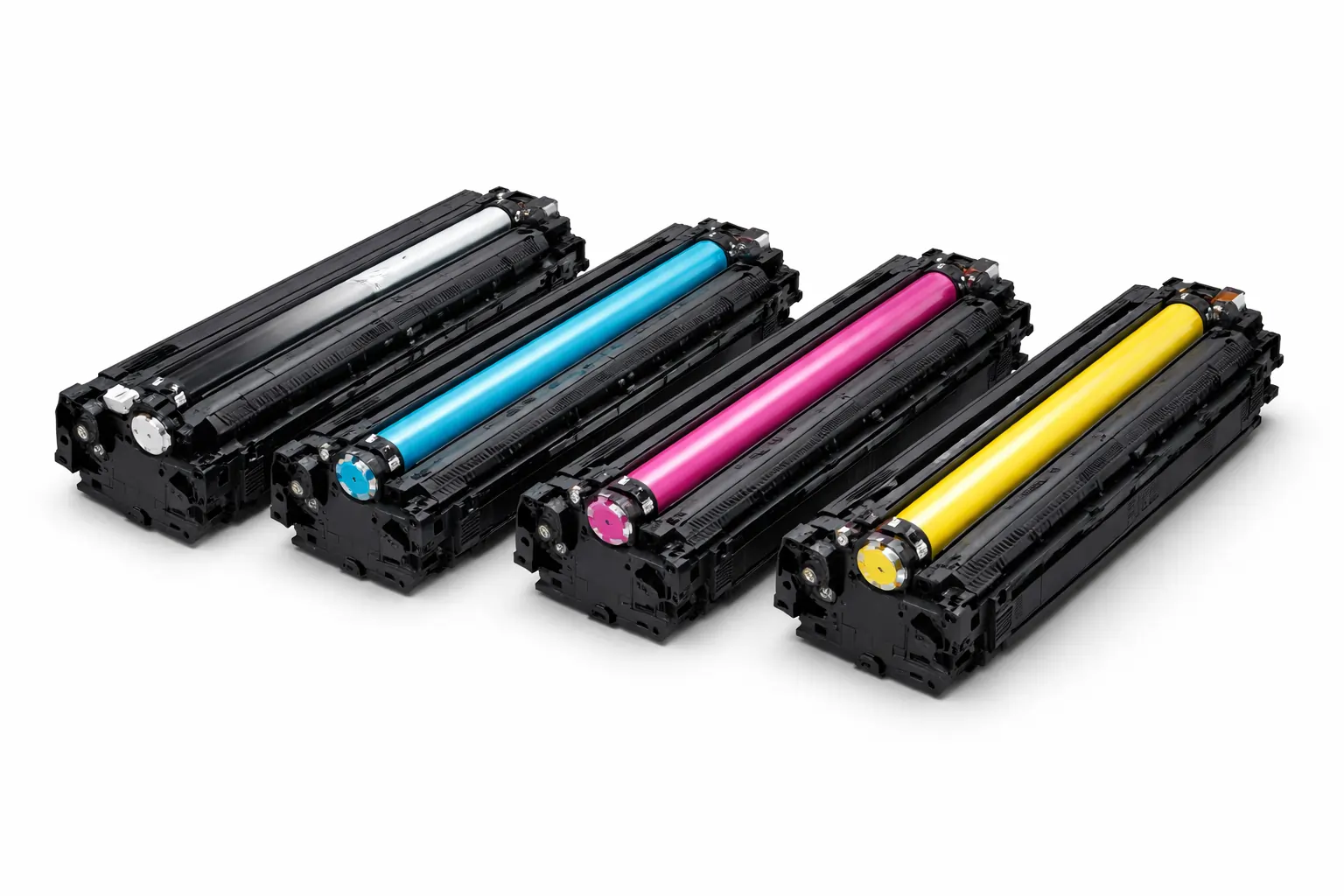 color toner cartridges cyan magenta yellow black