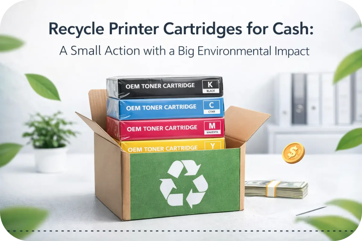 Recycle Printer Cartridges for Cash | Big Environmental Impact