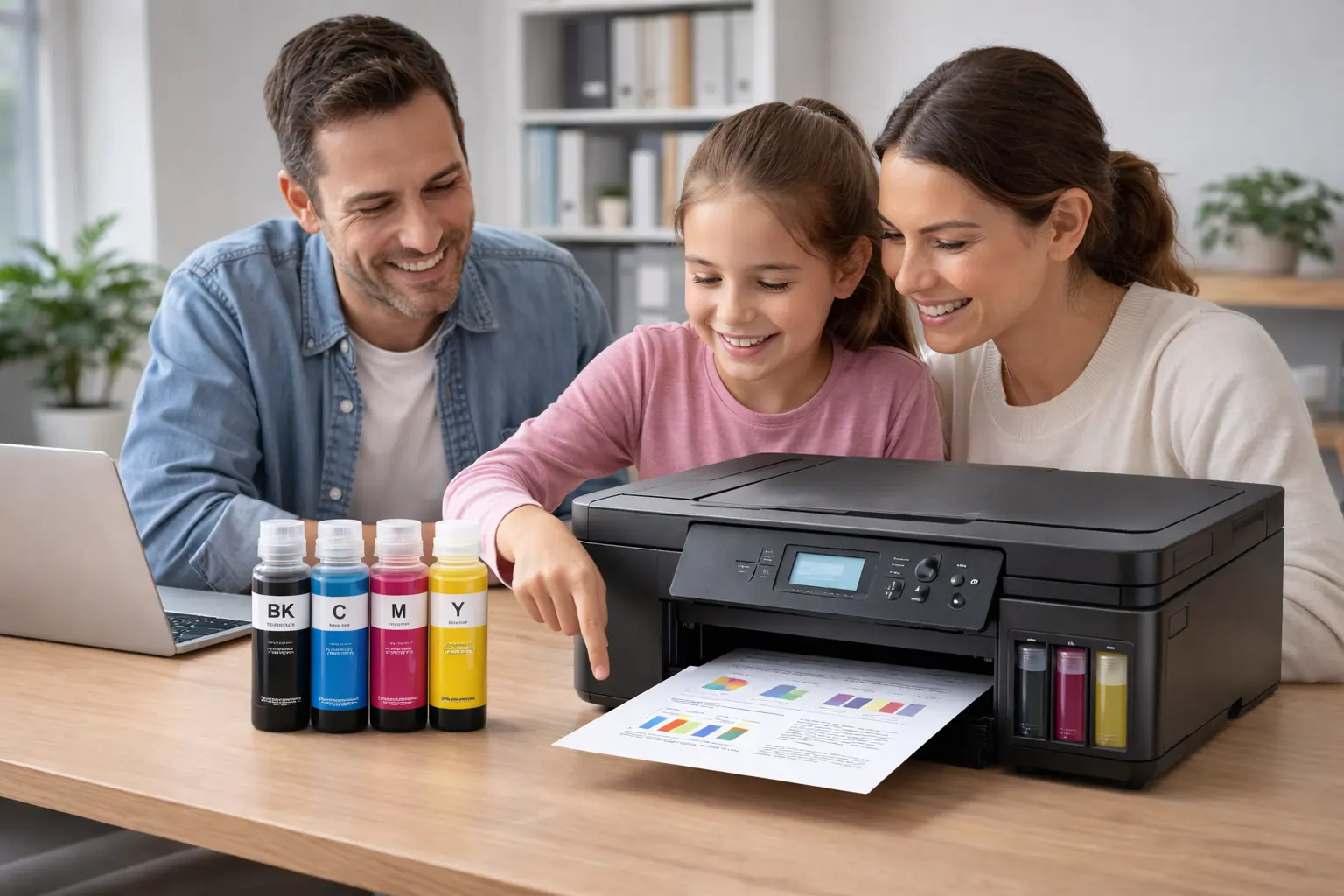Affordable printing with cheap ink printers