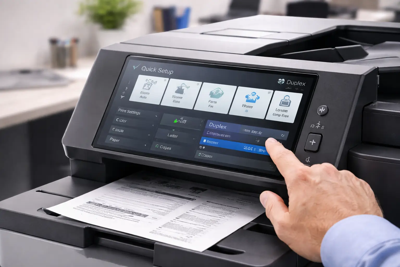 Adjusting printer settings to reduce toner waste and overstock
