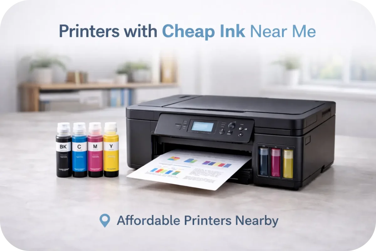 Best Printers with Cheap Ink Near Me (Save Big on Printing)