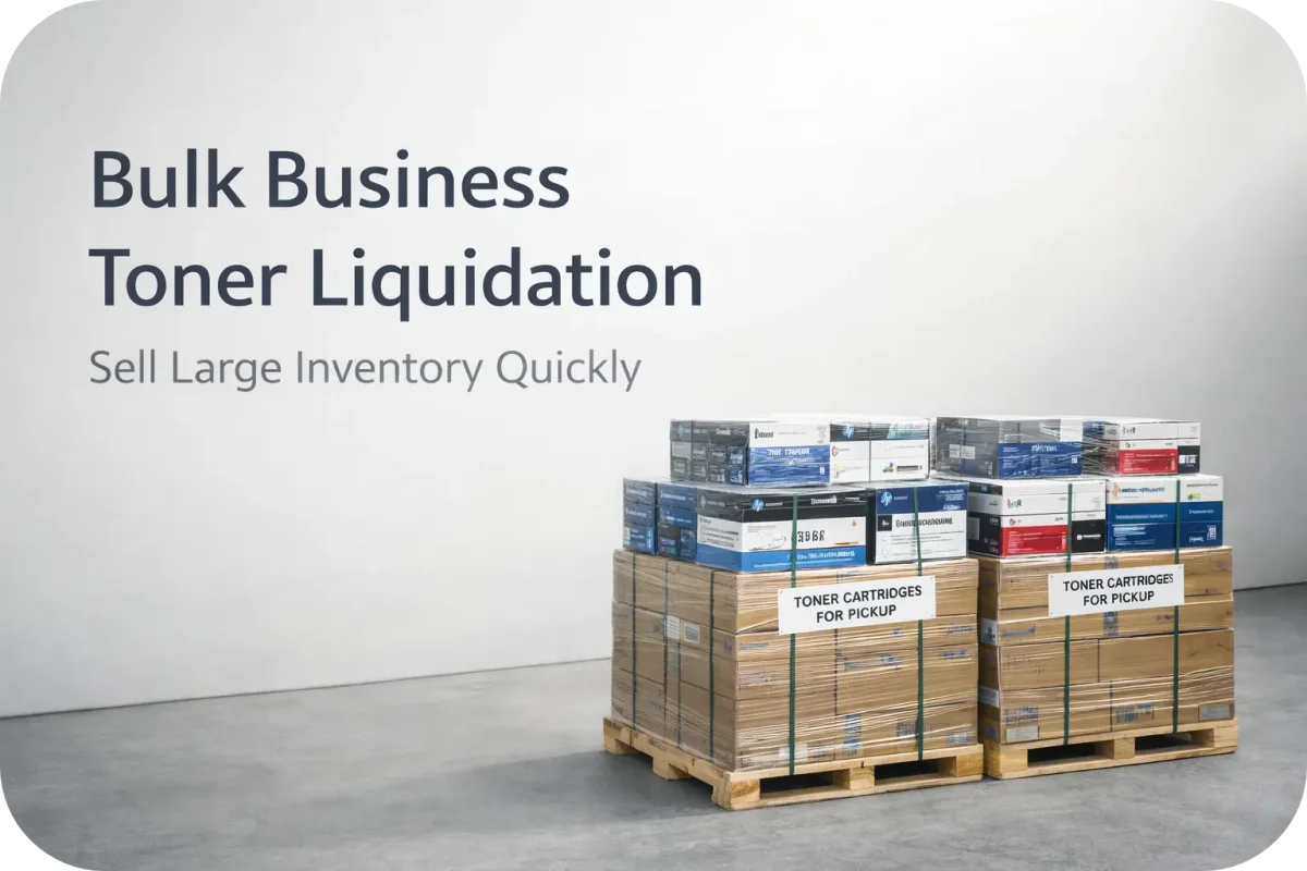 Bulk Business Toner Liquidation: Sell Large Inventory Quickly
