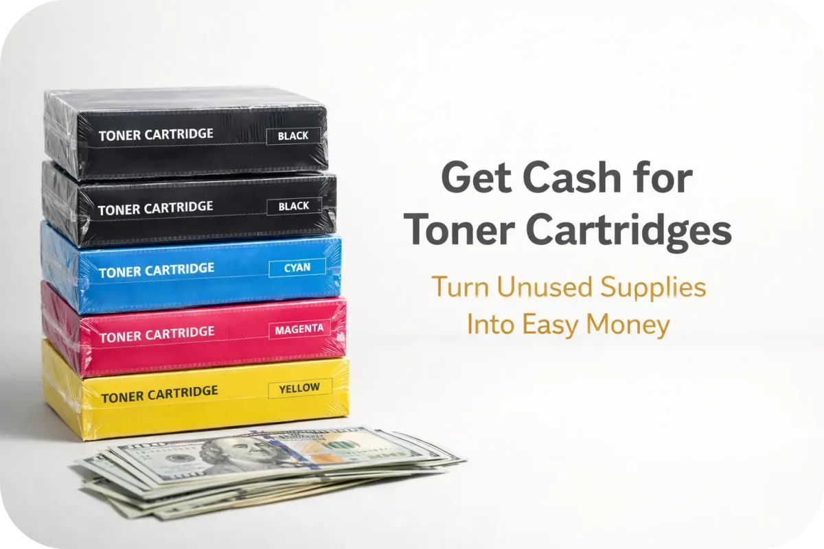 Get Cash for Toner Cartridges | Fast Way to Turn Unused Toner Into Real Money