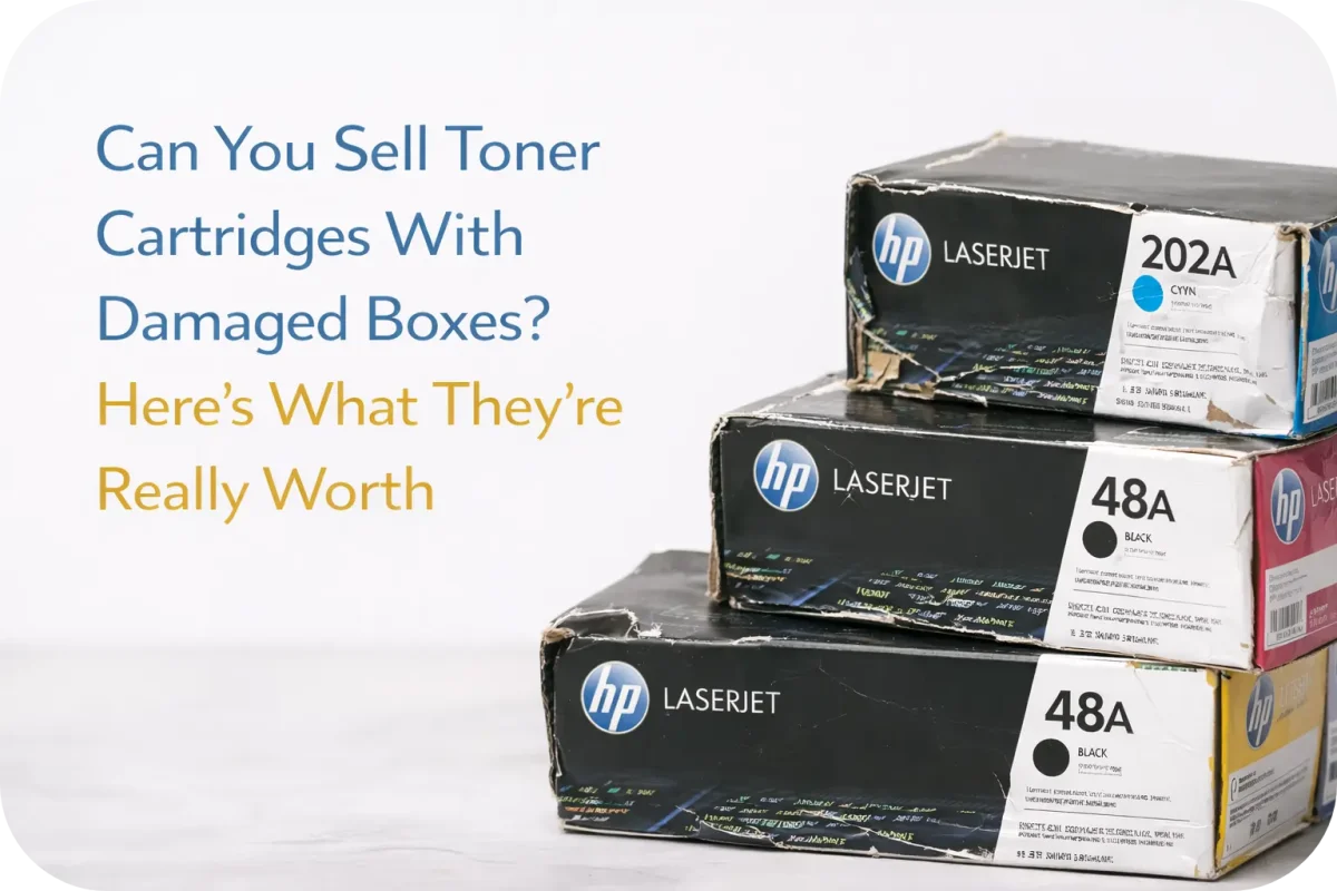 Can You Sell Toner Cartridges With Damaged Boxes? Here’s What They’re Really Worth