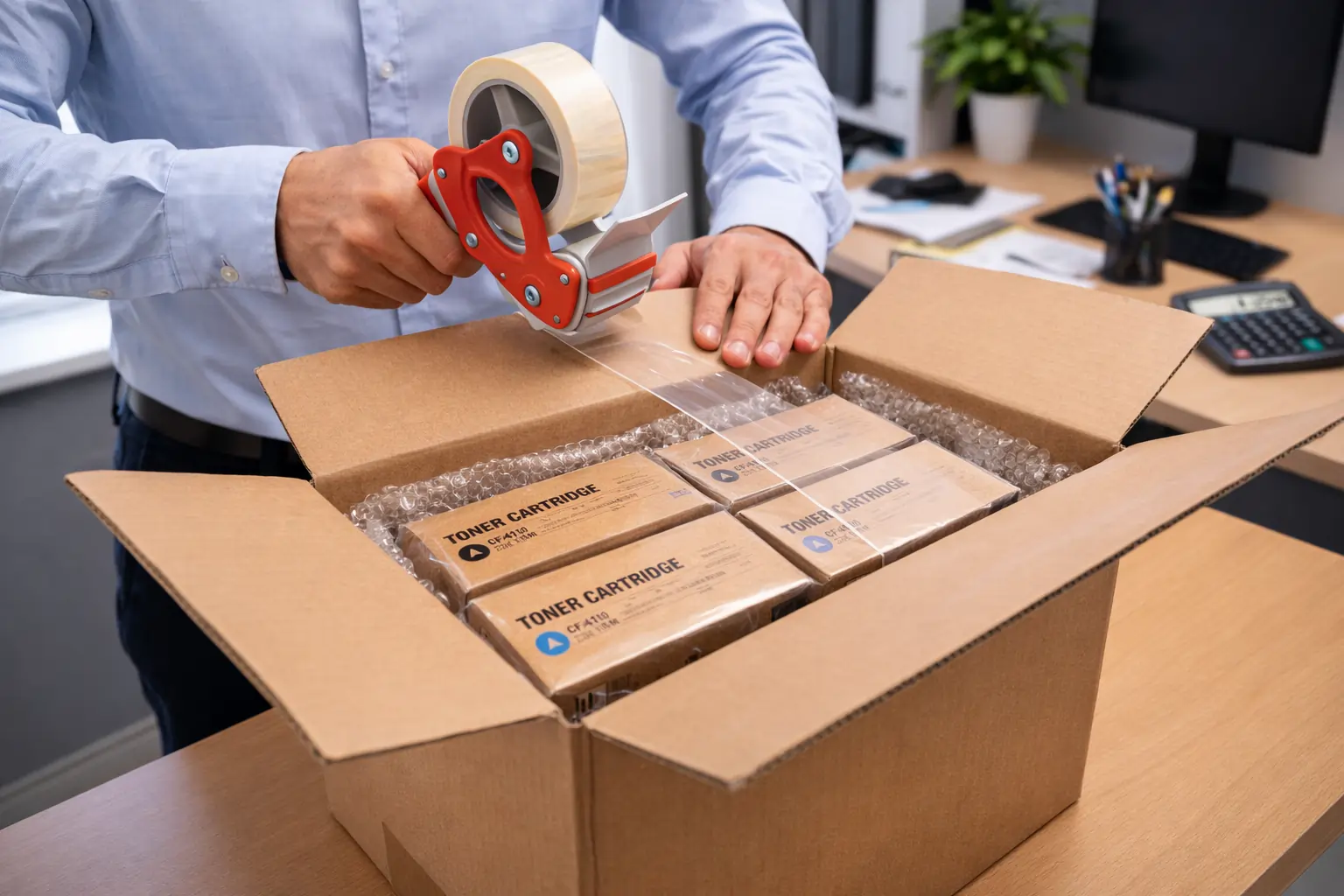 packaging toner cartridges to get cash fast