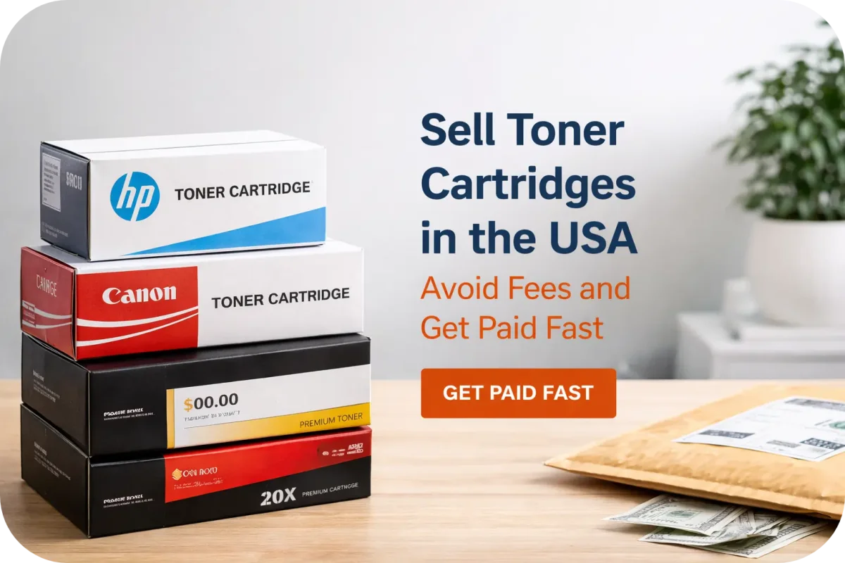 Sell Toner Cartridges in the USA | Avoid Fees and Get Paid Fast