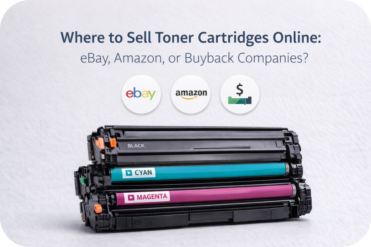Where to Sell Toner Cartridges Online: eBay, Amazon, or Buyback Companies?