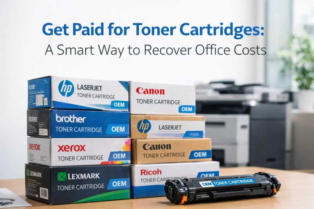Get Paid for Toner Cartridges | A Smart Way to Recover Office Costs