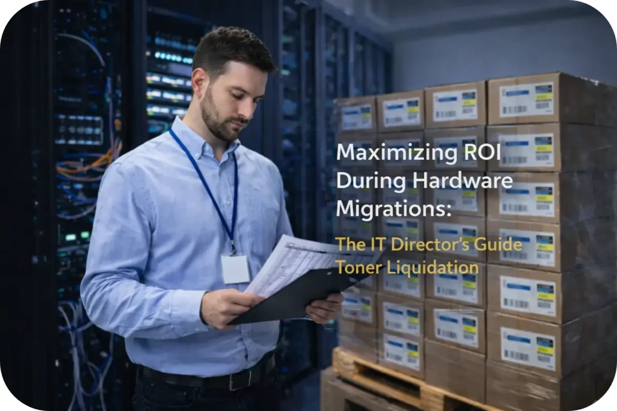 Maximizing ROI During Hardware Migrations: The IT Director’s Guide to Toner Liquidation